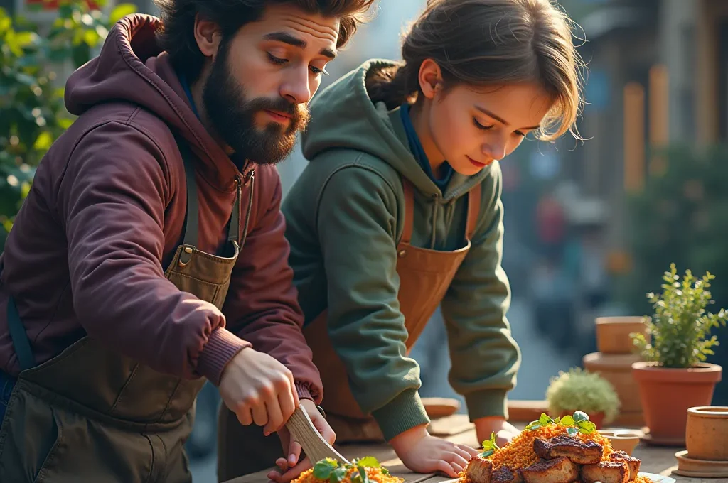 Enfant jouant à l'extérieur baigné de lumière naturelle pour la prévention de la myopie