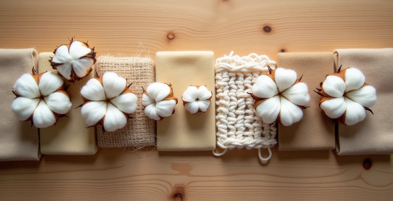 Chaîne de traçabilité textile depuis le champ de coton jusqu'au produit fini